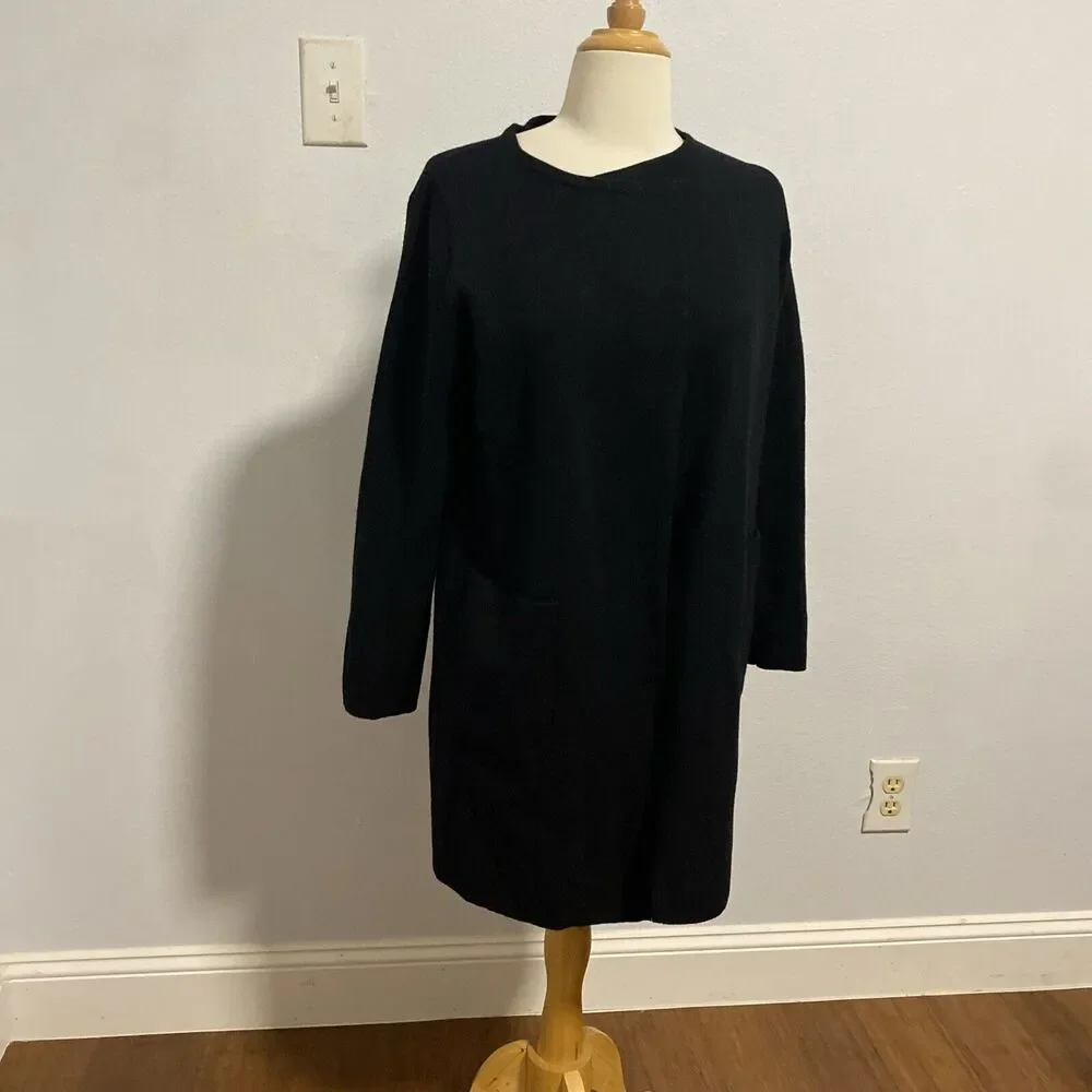 J. Crew Juliette Collarless Sweater‎ Blazer Womens XS Open Front Minimalist